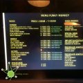 The menu you can find at Funky Munkeys in Amstedam