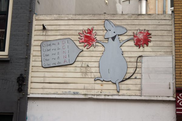 Donna the Mouse, an impression of the streets of Amsterdam.